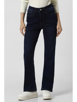 Van Heusen - Women Navy Dark Wash Slim Fit Jeans