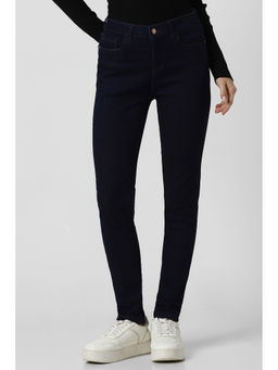 Van Heusen - Women Navy Dark Wash Super Slim Fit Jeans