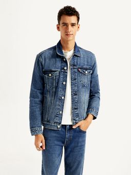 Levi's - Mens Solid Blue Denim Jacket
