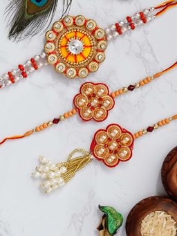 eCraftIndia - Designer Rakhis (Pack of 3)