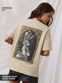 The Souled Store - Official Looney Tunes: Desi Folks Women Oversized T-Shirt