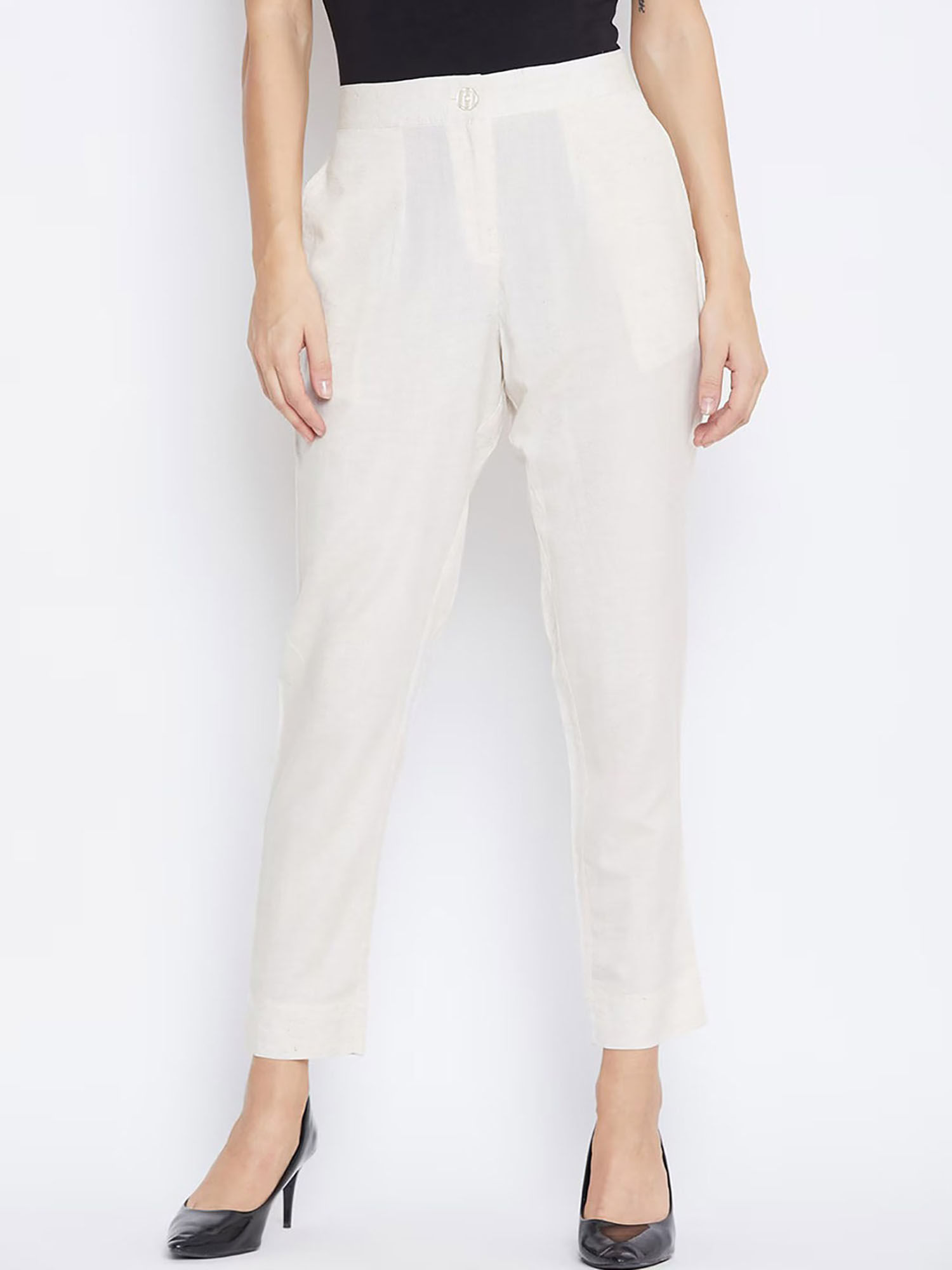 suti Women Rayon Slim Flex Trouser Pant-Natural-picture-24
