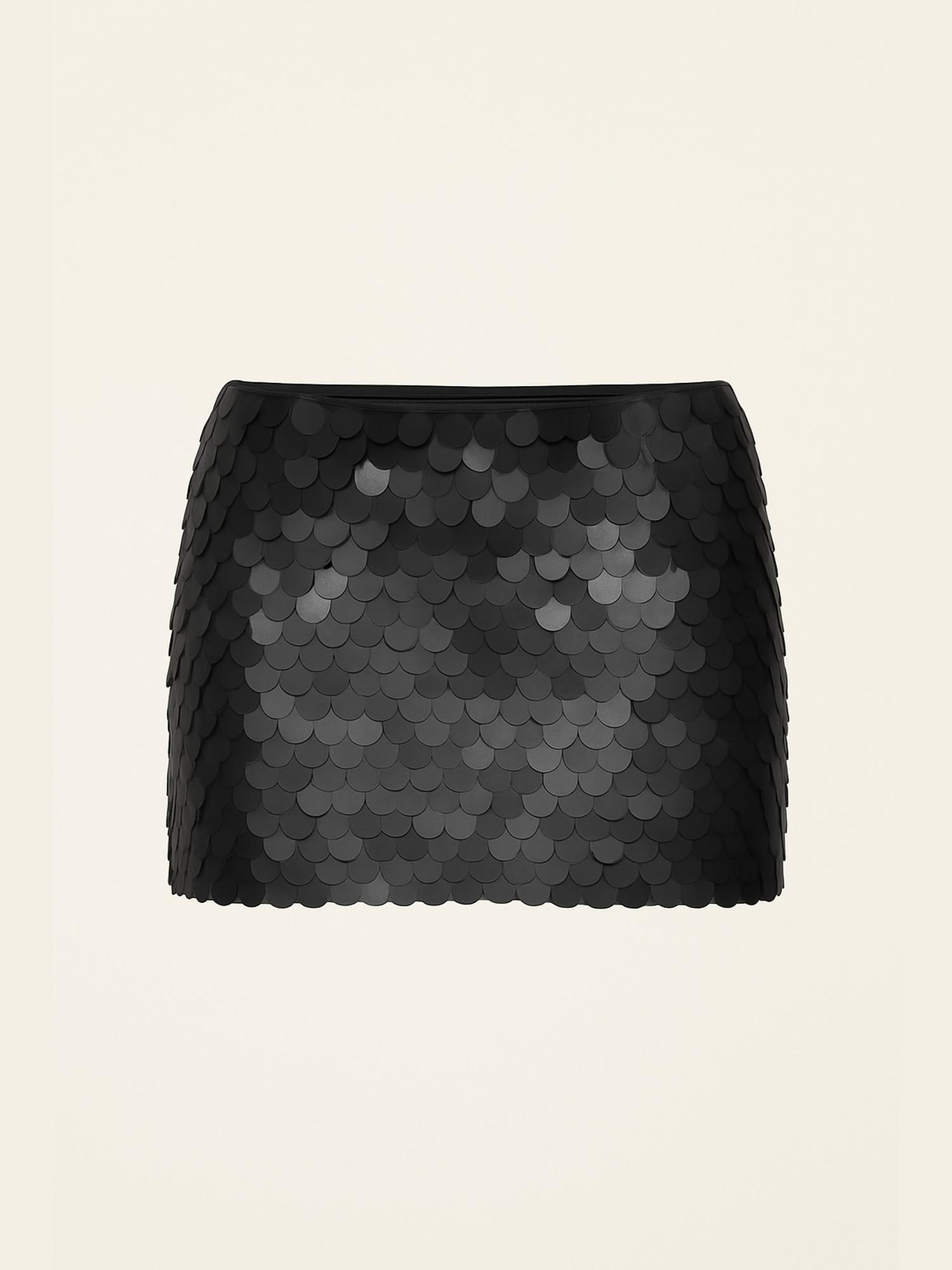 Black Sequins Mini Skirt-picture-29