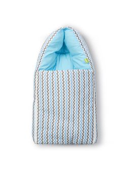 BAYBEE - Blue 3 In 1 Baby Carry Nest Ultra Soft Cotton & Breathable Sleeping Bag