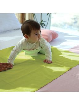 TIDY SLEEP - Baby Dry Sheet Waterproof & Reusable Bed Protector Olive