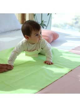TIDY SLEEP - Baby Dry Sheet Waterproof & Reusable Bed Protector Green