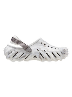 Crocs - Grey Echo Marble Clogs