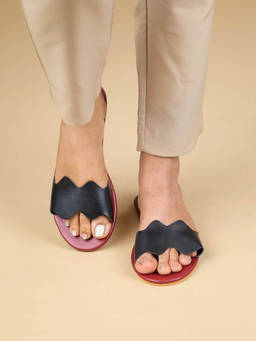 Postcard - Solid Black Flats