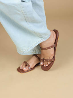 Postcard - Era Slip On Flats in Black