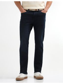 Arrow Newyork - Men Navy Blue Soho Slim Tapered Fit Jeans