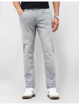 U.S. Polo Assn. Denim Co. - Men Grey Brandon Slim Tapered Fit Jeans