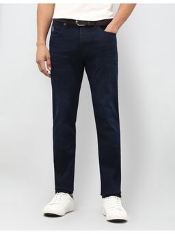 U.S. Polo Assn. Denim Co. - Men Blue Mid Waist Tapered Fit Jeans