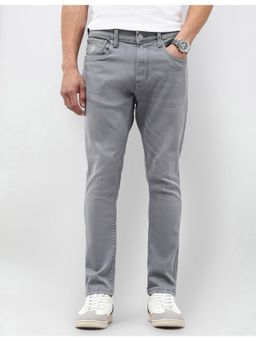 U.S. Polo Assn. Denim Co. - Men Grey Henry Tapered Fit Jeans
