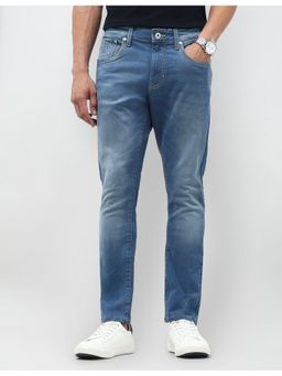 U.S. Polo Assn. Denim Co. - Men Blue Henry Slim Tapered Fit Jeans