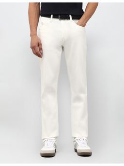 U.S. Polo Assn. Denim Co. - Men White Harold Slim Straight Fit Jeans