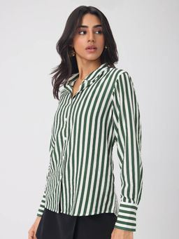 The Souled Store - Striped Pine Women Shirt