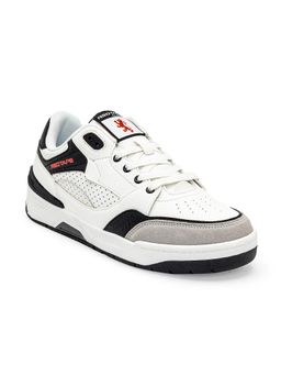Red Tape - Mens Solid White Black Sneaker