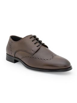 Red Tape - Mens Solid Brown Derby Shoes