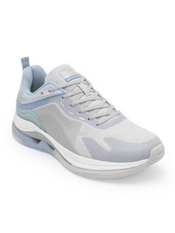 Red Tape - Men Textured Grey and Blue Athleisure Sports Shoes