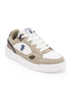 Red Tape - Men Colorblocked Beige and White Lifestyle Sneakers