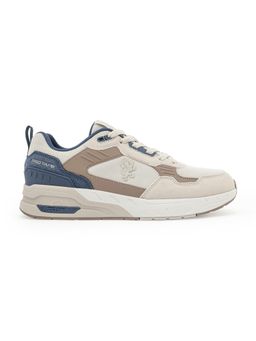 Red Tape - Men Colorblocked Beige and Navy Lifestyle Sneakers