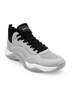 Red Tape - Men Textured Grey and Black Lifestyle Sneakers