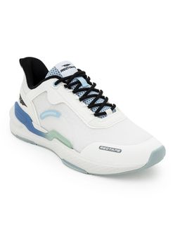 Red Tape - Men Colourblocked Off White & Blue Athleisure Walking Shoes