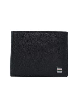 Tommy Hilfiger - Nixon Men Leather Global Coin Wallet - Black - 4 Card Slots