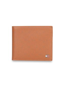 Tommy Hilfiger - Stefano Men Leather Global Coin Wallet - Tan - 4 Card Slots