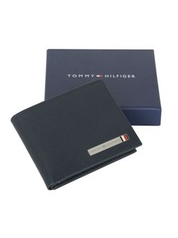 Tommy Hilfiger - Marc Men Leather Global Coin Wallet - Navy Blue - 4 Card Slots