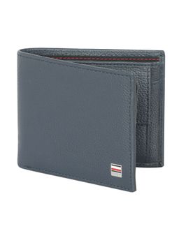 Tommy Hilfiger - Nixon Men Leather Multicard Coin Wallet - Navy Blue - 6 Card Slots