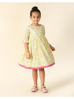 Fabindia - Multi Cotton Printed Dress