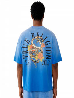 True Religion - Blue Crew Neck T-Shirt