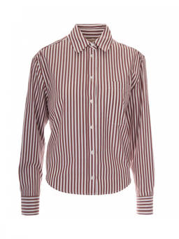 Weekend Max Mara - Red Regular Stripes Shirt