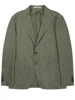 Tagliatore - Green Peaked Lapel Blazer