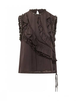 Pinko - Brown Round Neck Top