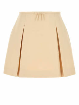 Valentino - Cream Crepe Couture Skirt (28)
