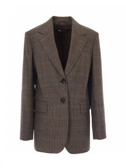 Max Mara Studio - Brown Notched Lapel Blazer