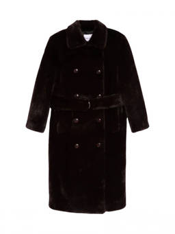 STAND STUDIO - Burgundy Jasmine Trench Coat (XXS)