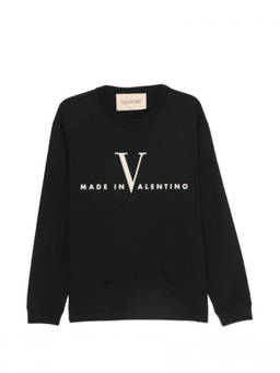 Valentino - Black Full Sleeves T-Shirt