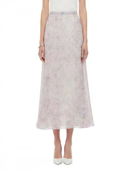 Alberta Ferretti - Multicolour Floral Midi Skirt