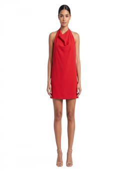Valentino - Red Halter Neck Mini Dress (S)