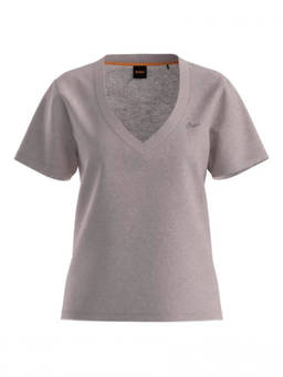 Boss - Pink V-Neck T-Shirt (XL)