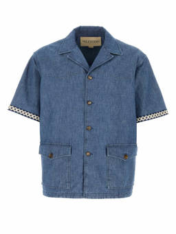 Valentino - Denim Blue Solid Shirt (L)