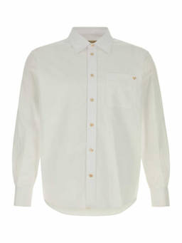 Valentino - White Regular Solid Shirt (M)
