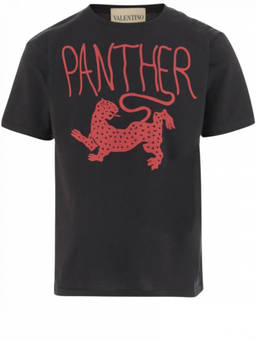 Valentino - Black Printed T-Shirt (XS)