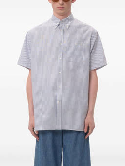 Valentino - Blue Striped Cotton Shirt
