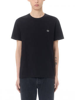 Valentino - Black Crew Neck T-Shirts