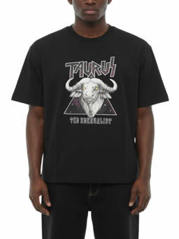 Neil Barrett - Black Graphic Crew Neck T-Shirt