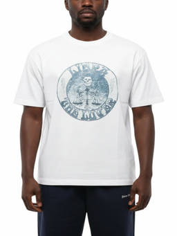 Neil Barrett - White Graphic Crew Neck T-Shirt